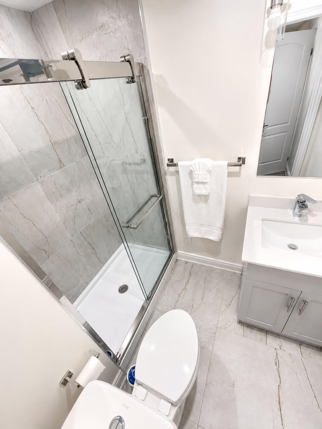 Bathrooms photo 1 at Ebstad Luxe furnished rental in Waterloo Ontario