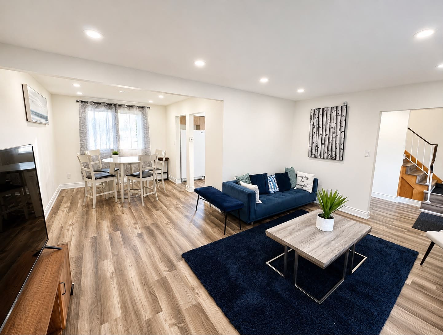Dining area photo 1 at Ebstad Luxe furnished rental in Waterloo Ontario