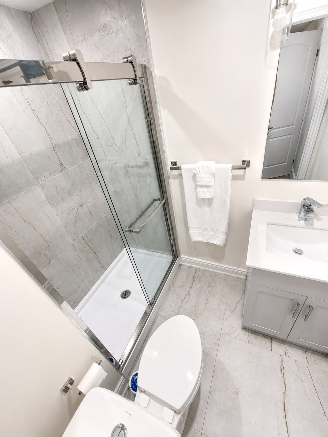 Spa-Inspired Bathroom - Bathrooms at Ebstad Luxe Waterloo
