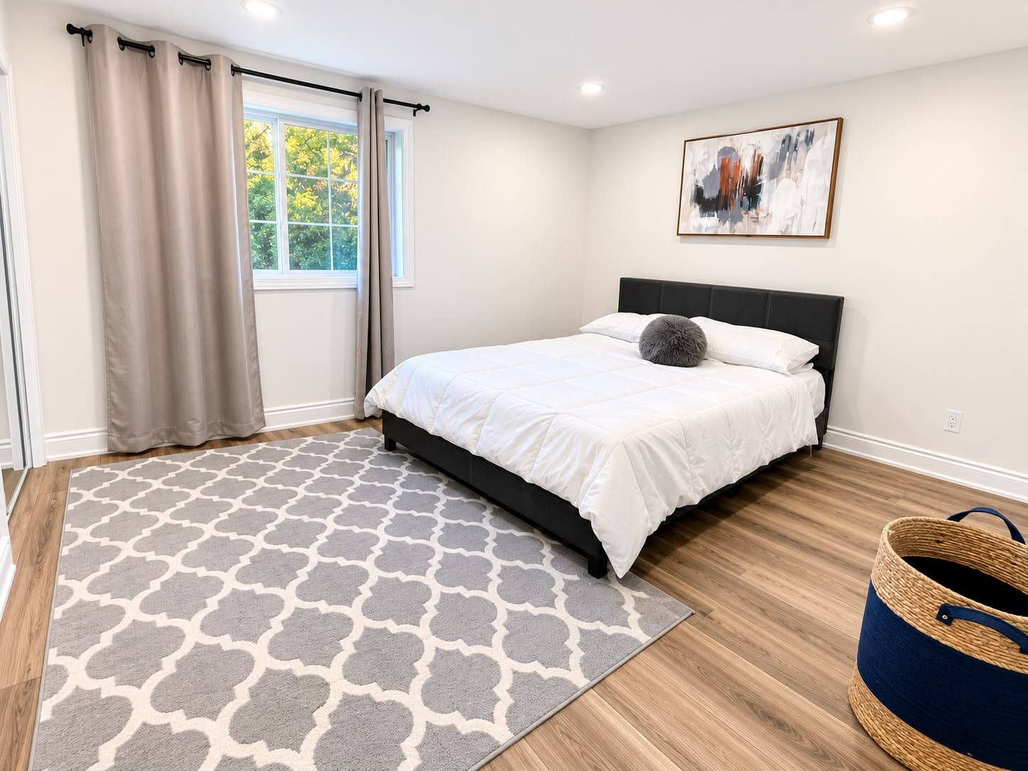 Bedrooms photo 1 at Ebstad Luxe furnished rental in Waterloo Ontario